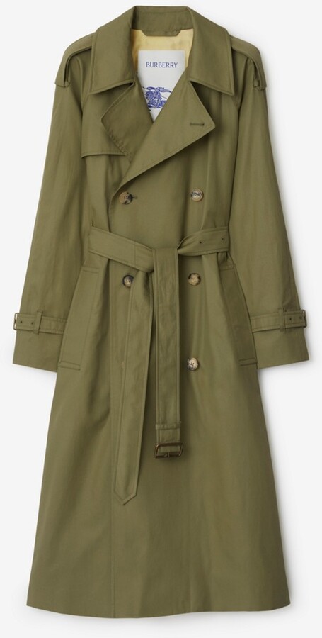 Burberry Long Highgrove Castleford Trench Coat Size: 0