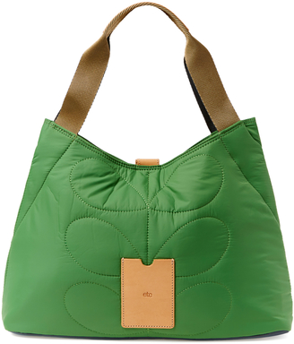 Orla Kiely Stem Quilted Nylon Zip Shoulder Bag