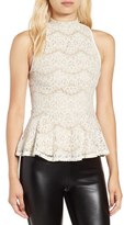 Thumbnail for your product : Love, Fire Women's Lace Peplum Tank