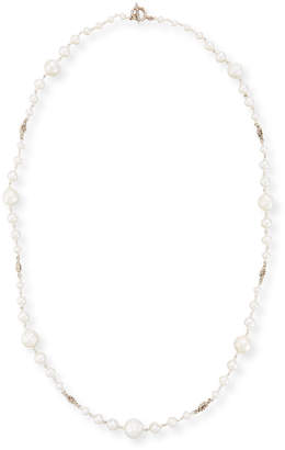 Stephen Dweck Graduated Pearl Single-Strand Necklace, 34"