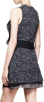 Thumbnail for your product : Proenza Schouler Sleeveless Printed Georgette Dress