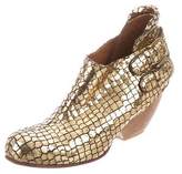 Thumbnail for your product : Rachel Comey Metallic Round-Toe Booties