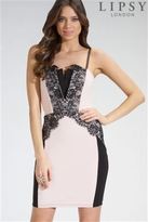 Thumbnail for your product : Lipsy Lace Trim Bodycon Dress