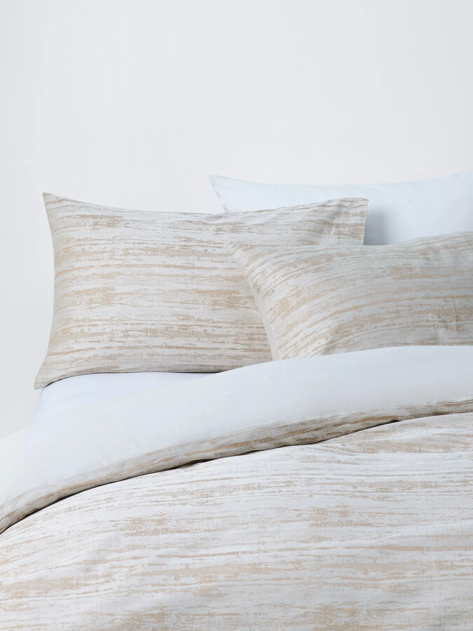 John Lewis Partners Euan Stripe Brushed Cotton Bedding ShopStyle