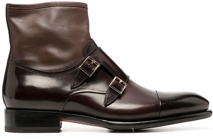 to boot double monk strap