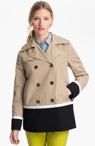Thumbnail for your product : Ellen Tracy Colorblock Peacoat (Petite) (Online Only)