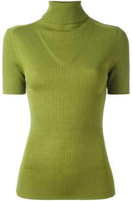 P.A.R.O.S.H. ribbed turtleneck knitted top