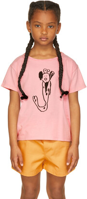 maed for mini Kids Pink Picky Pigmermaid T-Shirt