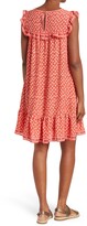 Thumbnail for your product : Max Studio Sleeveless Printed Ruffle Dress