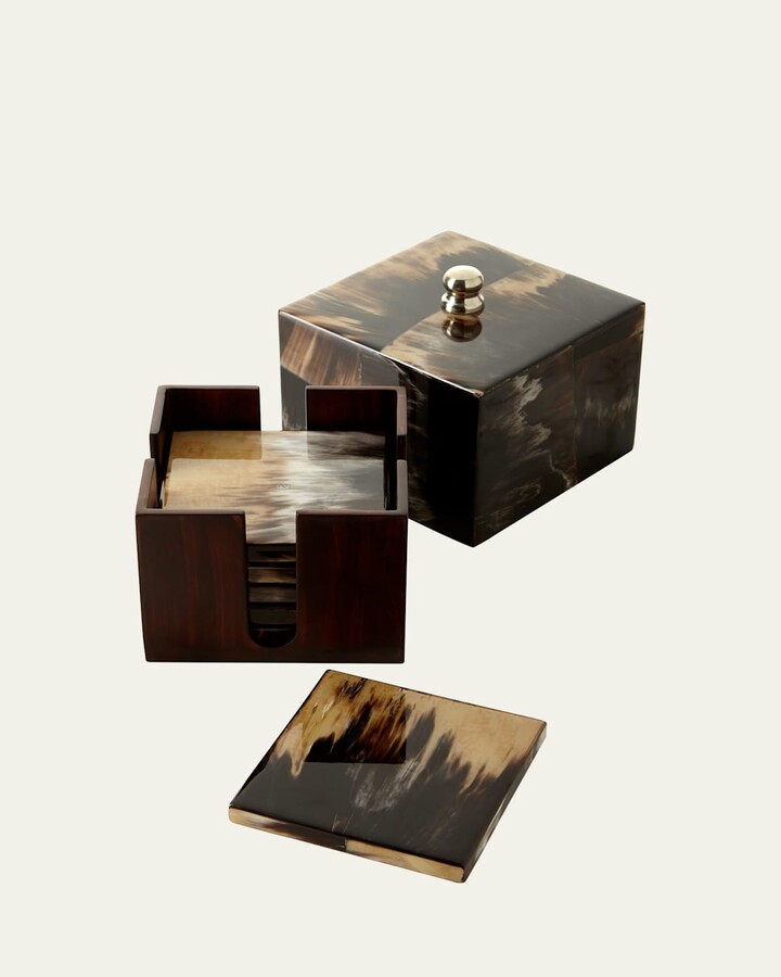 Ladorada Horn Luxe Boxed Coaster Set