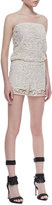 Thumbnail for your product : Alexis Kayleen Lace Strapless Romper