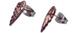 Thumbnail for your product : Bing Bang Wing Studs In Rose Gold
