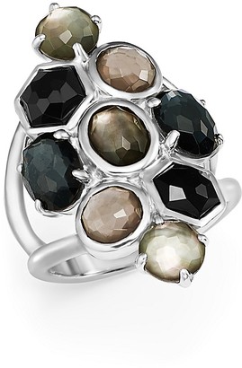 Ippolita Sterling Silver Rock Candy® Multi Stone and Doublet Cluster Ring in Black Tie
