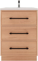 Mebo Victoria 23.6'' Single Bathroom Vanity with Acrylic Top