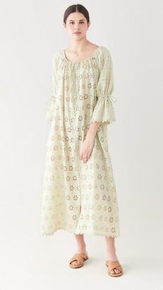 By Ti Mo Broderie Anglaise Shift Dress