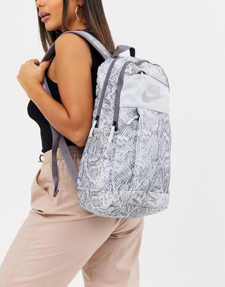 Nike backpack in snake print - ShopStyle