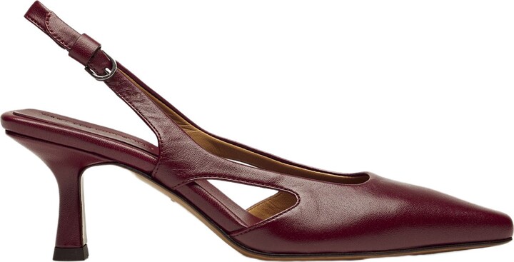 WANT Les Essentiels Holton Smooth Leather Slingback Heels