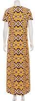 Thumbnail for your product : La DoubleJ Printed Short Sleeve Maxi Dress