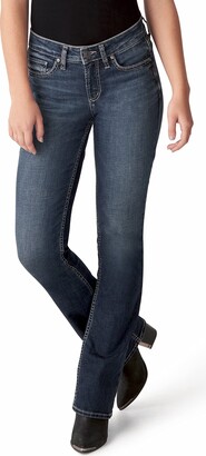 Silver Jeans Co. Co. Women's Suki Mid Rise Slim Bootcut Jeans