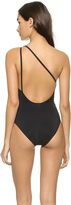 Thumbnail for your product : Tory Burch Logo One Shoulder One Piece Swimsuit