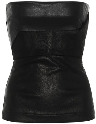 Rick Owens Leather bustier