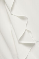 Thumbnail for your product : Cinq à Sept Nanon Bow-detailed Ruffled Crepe Midi Dress