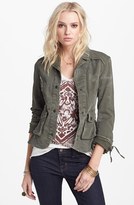 Thumbnail for your product : Free People Ruffle Hem Twill Jacket