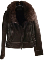 Thumbnail for your product : Emporio Armani Lamb Fur Aviator Jacket