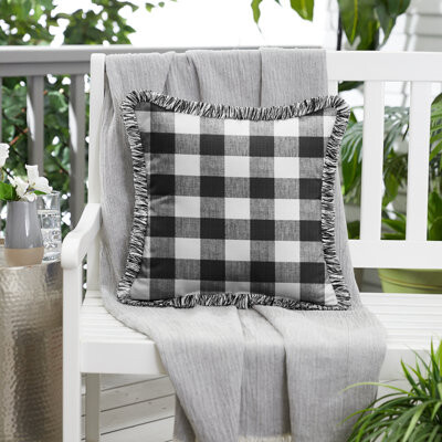 Outdoor Square Pillow Cover & Insert