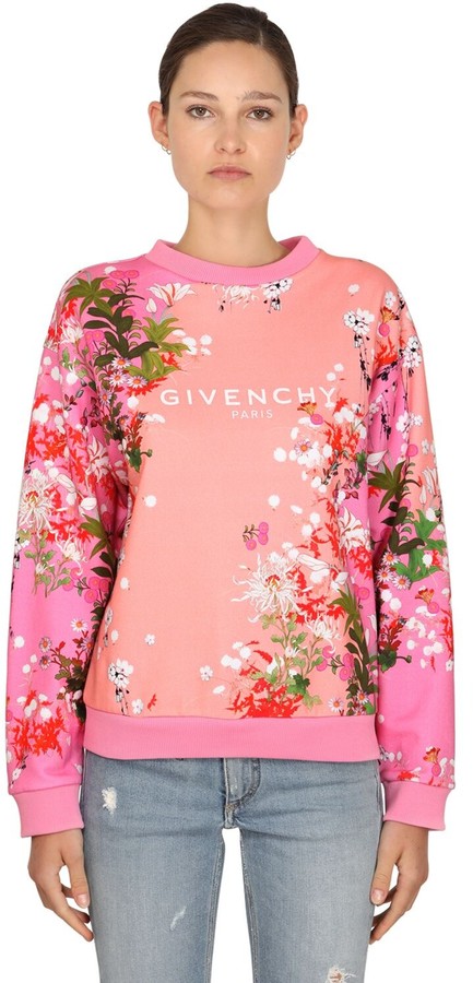 givenchy floral sweatshirt