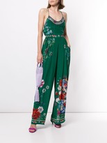 Thumbnail for your product : Camilla Emeralds Orbit print wide-leg trousers