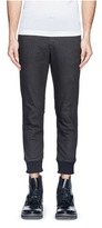 Thumbnail for your product : Nobrand Ribbed cuff cropped jeans