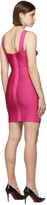 Thumbnail for your product : Herve Leger Pink Bandage Bra Cup Dress