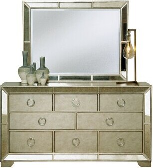 Pulaski Furniture Farrah 8 Drawer 70" W Standard Dresser/Chest with Mirror