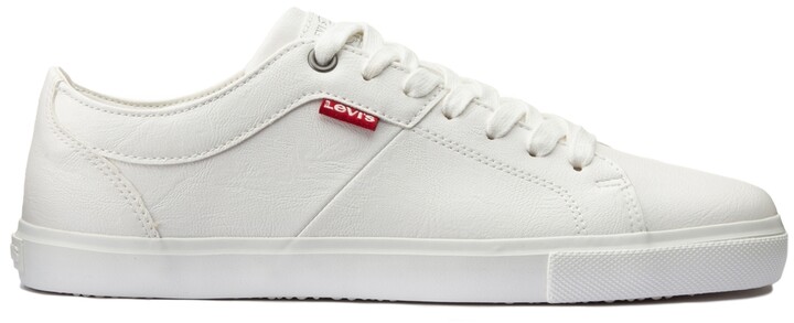 levis white shoes