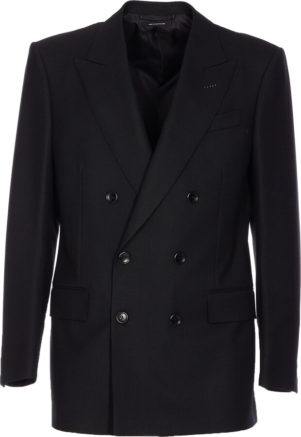 Tom Ford High Twist Double Breasted Jacket