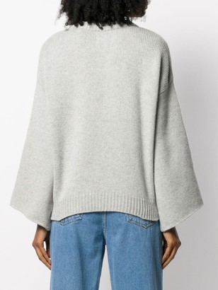 Fine Edge Fluted Sleeve Sweater