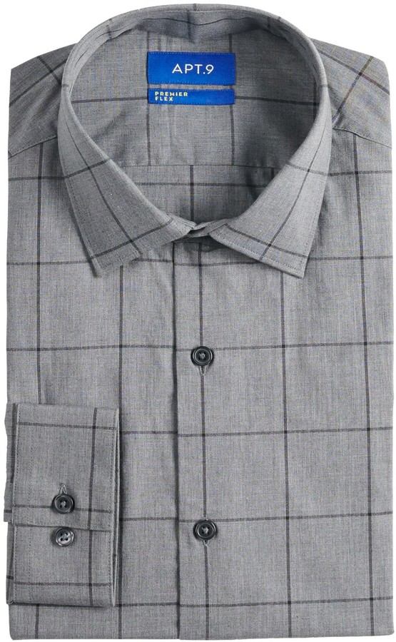 apt 9 stretch slim fit dress shirt
