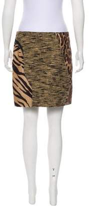Alberta Ferretti Paneled Mini Skirt