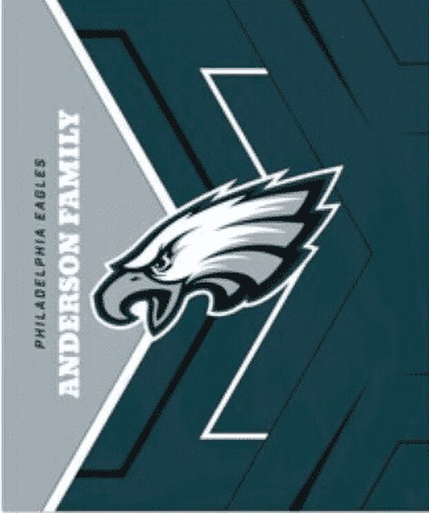 Personalized NFL Official Blanket– Custom NFL 60x80 Mink Throw. Adult, Teen, Tween, Unisex. Walmart Custom. Rectangle Weighs 2.06 lb.