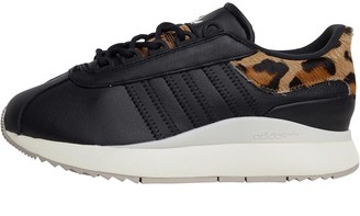 adidas originals sl andridge fashion trainers in black leopard