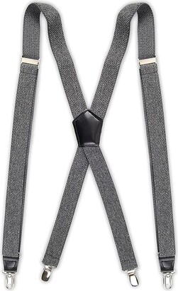 Dockers Solid Suspender (Textured Gray) Findings