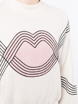 Thumbnail for your product : Markus Lupfer Graphic Print Jumper