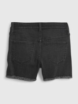 Thumbnail for your product : Gap Kids High Rise Denim Shortie Shorts with Washwell