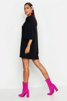 Thumbnail for your product : boohoo Your Loss 3/4 Sleeve T-Shirt Dress