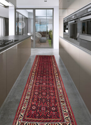 Andelz Red Rug 2'6" x 10'0"