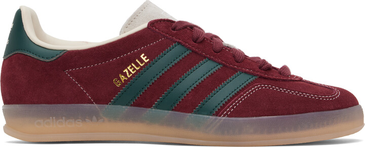 adidas Burgundy Gazelle Indoor Sneakers