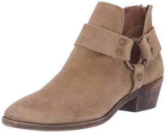 FRYE Womens Ray Harness Back Zip Ankle Boot 