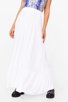 Thumbnail for your product : Nasty Gal Womens Pleated Flowy Maxi Skirt - White - 8