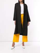 Thumbnail for your product : Coron pinstripe canvas duster coat